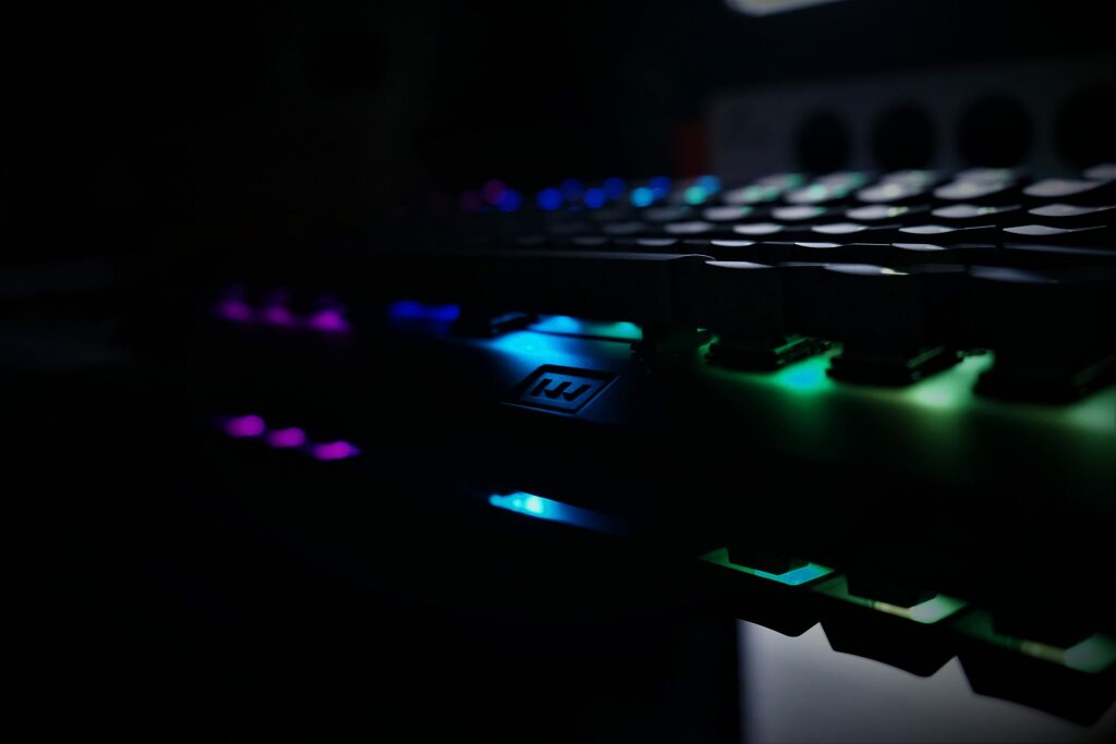 wooting one bookeh obscurité rgb