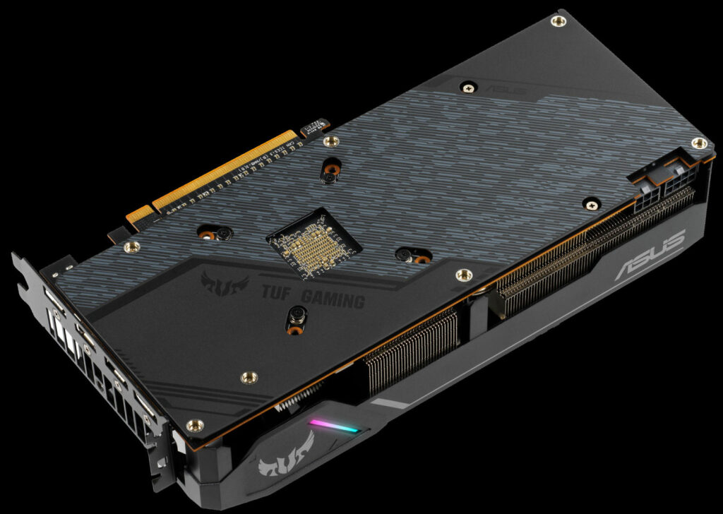 Asus Radeon RX 5700 STRIX & Radeon RX 5700 TUF 8 Backplate de la Radeon RX 5700 TUF