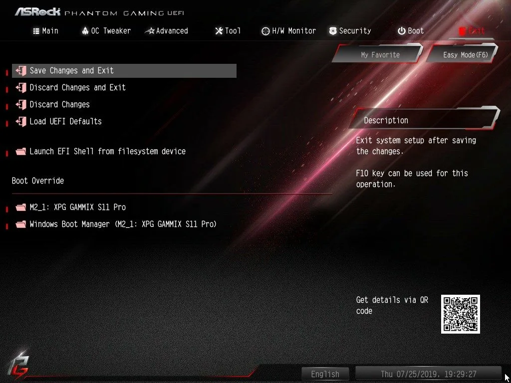 Z390 Phantom Gaming X Bios 