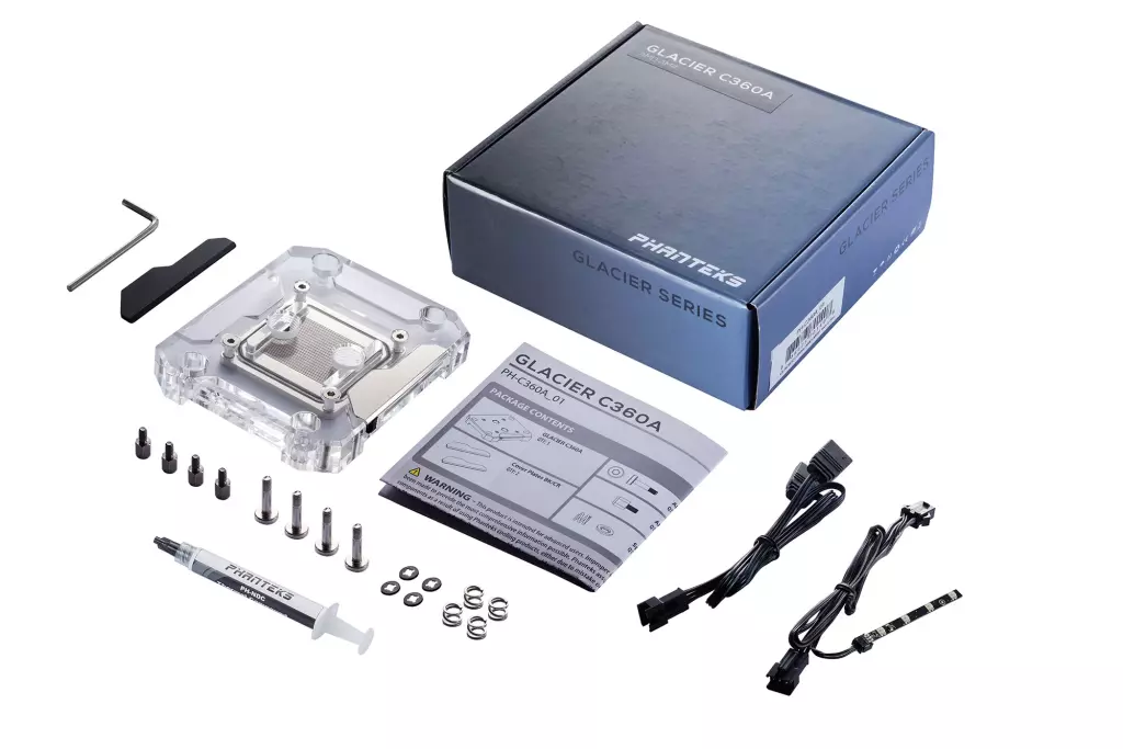 Phanteks Glacier : Un kit Aorus Xtreme et deux nouveaux waterblocks 7 PH C360A 4 jpg webp