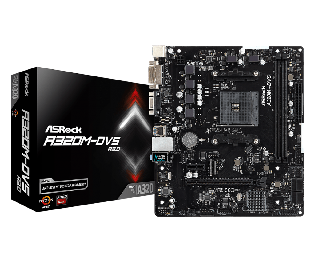 Une ASRock A320 pour le Ryzen 9 3950X? 4 A320M DVS R3.0L1 1