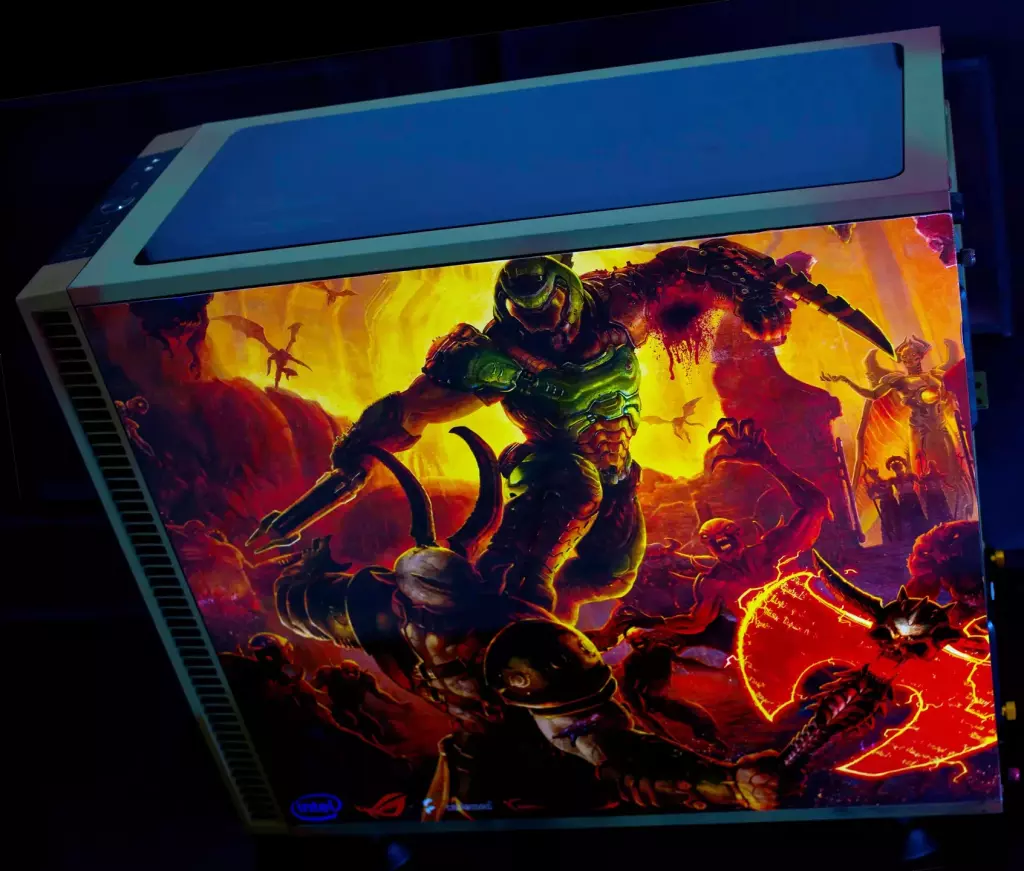 ASUS ROG Astral RTX 5080 DOOM Edition : une carte graphique collector entre hommage et démesure 8 Doom Eternal Mod Pause hardware 6 jpg webp