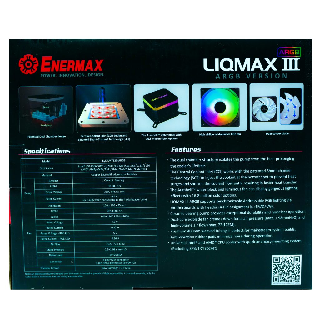 Test : Enermax LIQMAX III ARGB 120 5 Liqmax III RGB 2 1