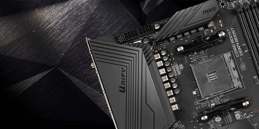 Les chipsets A520 et B550 d'AMD arrivent ! 3 x570 unify component hero