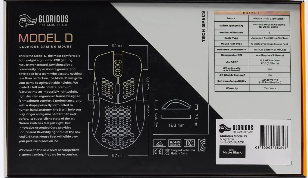 Test de la souris Glorious Model D 3 IMG 2568 1