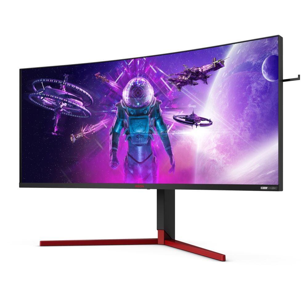 AOC présente un nouveau moniteur de jeu 3 ag353ucg front left