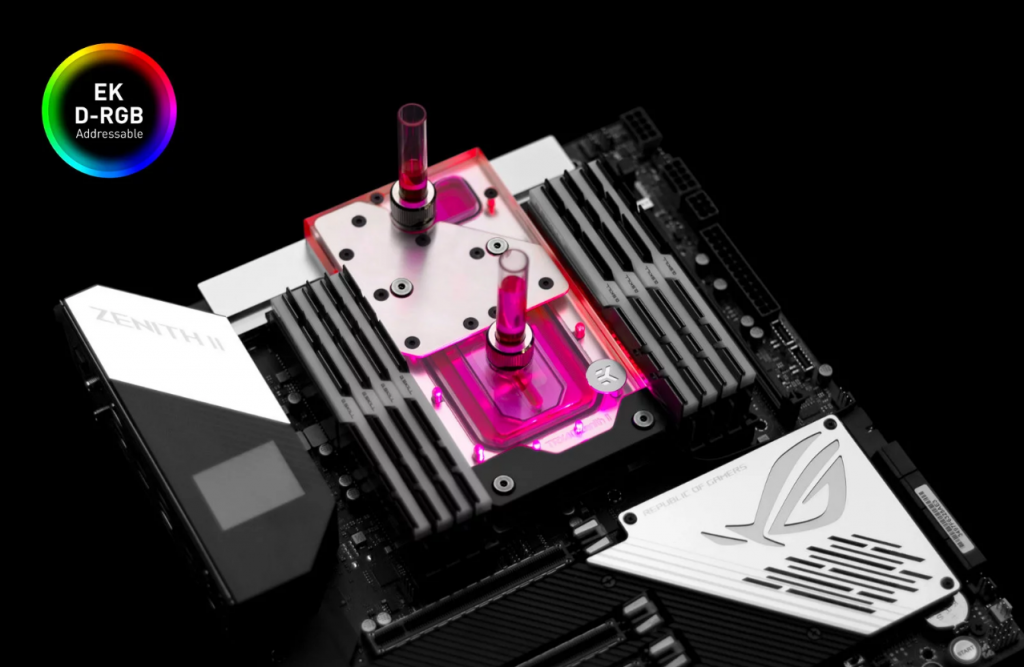 Les AMD Ryzen Threadripper n'auront pas chaud 3 Screenshot 2020 03 09 EK Quantum Momentum ROG Zenith II Extreme D RGB Plexi2
