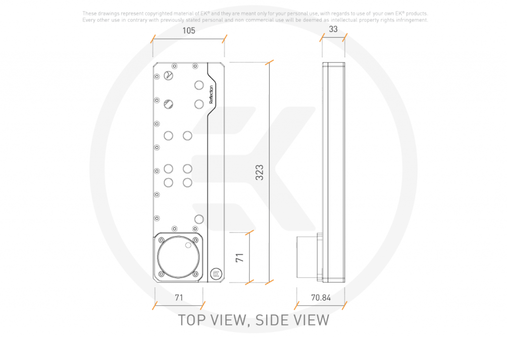 Une distroplate EK pour deux boîtiers Phanteks 9 Screenshot 2020 03 24 r 0027 ekint graphic technical drawings ek quantum reflection evolv x d5 pwm d rgb plexi webp Imag...