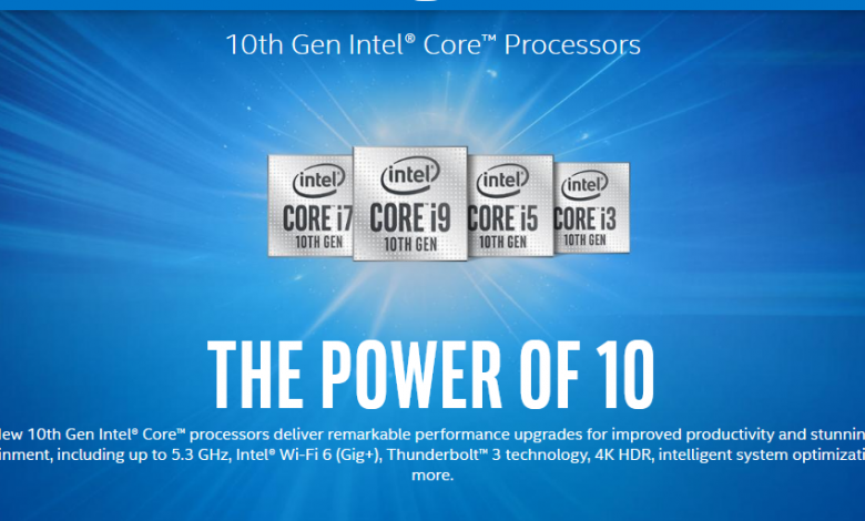 Screenshot 2020 04 02 10th Gen Intel® Core™ Processors