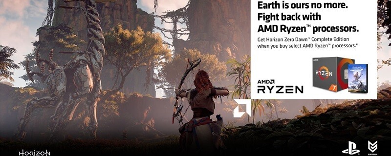 Horizon Zero Dawn offert avec Ryzen 2 AMD Horizon