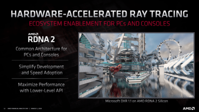AMD ne supportera pas le Ray Tracing propriétaire 1 AMD Radeon Roadmap 2020 RDNA2 Radeon RX Navi 2x GPUs 2 1030x579 1