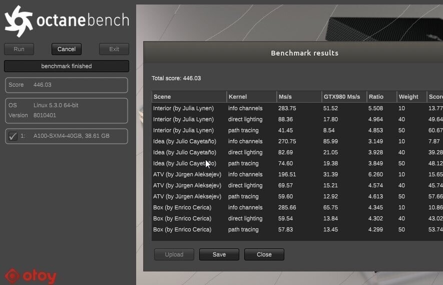 NVIDIA Ampere A100, GPU le plus rapide au monde ? 2 Octane Bench Ampere A100