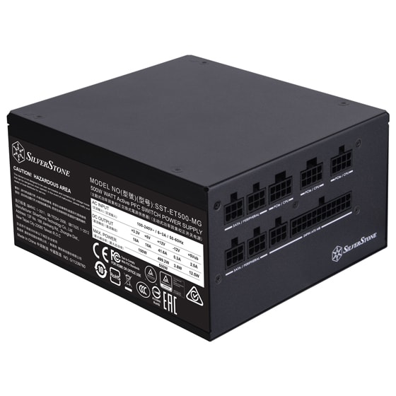 SilverStone lance la gamme ET-MG 80 Plus Gold 4 Silverstone et500 mg left button