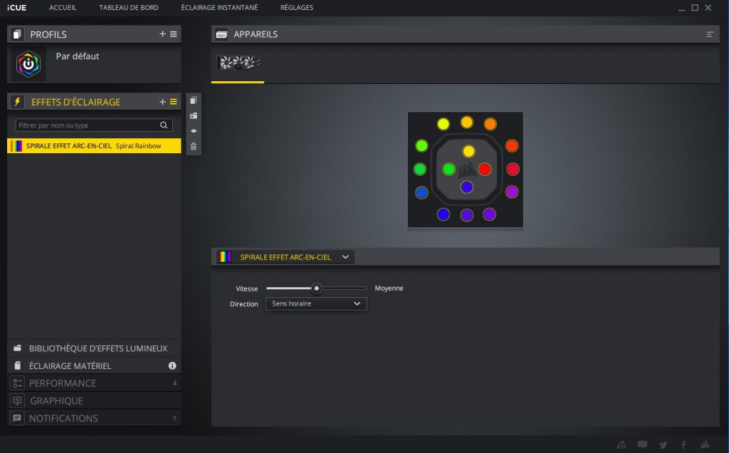 iCue Eclairage 1