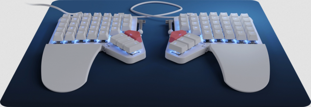 ZSA Moonlander Mark 1 : un clavier ergonomique 2 Screenshot 2020 08 01 1 hero white webp Image WEBP 1300 × 449 pixels Redimensionnée 98 1