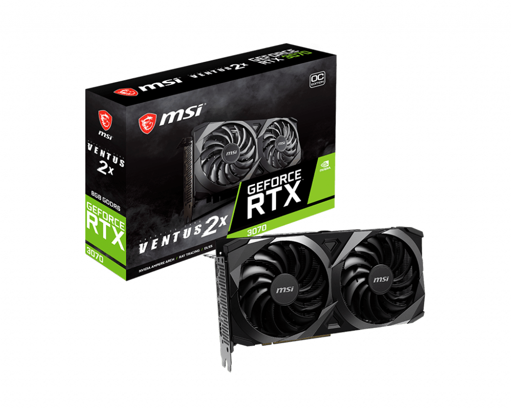 MSI GeForce RTX 3000 : toutes les cartes 19 MSI RTX 3070 Ventus 2X OC