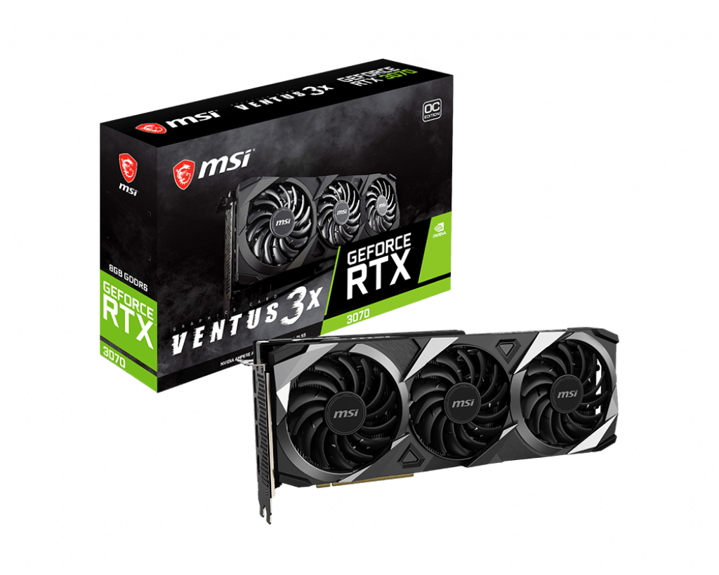MSI GeForce RTX 3000 : toutes les cartes 17 MSI RTX 3070 Ventus 3X OC