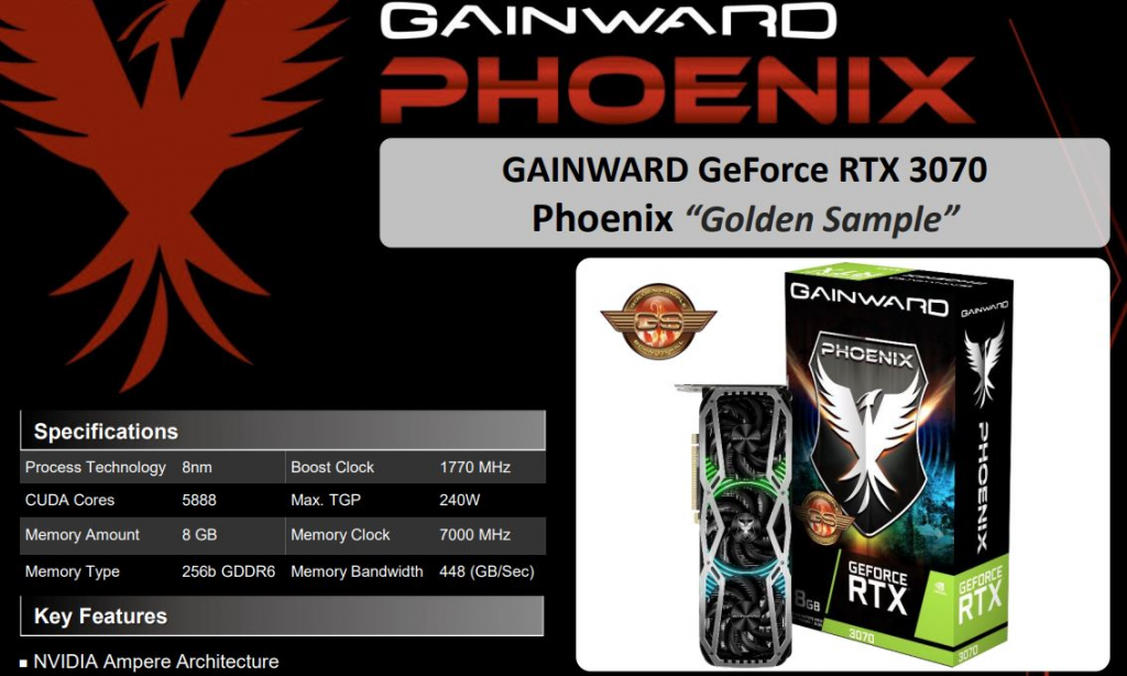 Gainward RTX 3070 Screenshot 2020 10 19 GAINWARD RTX 3070 GOLDEN SAMPLE Phoenix jpg Image JPEG 1135 × 681 pixels