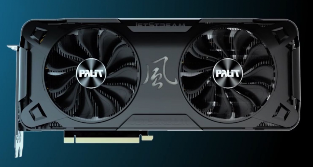 PALIT GeForce RTX 3070 JetStream de face