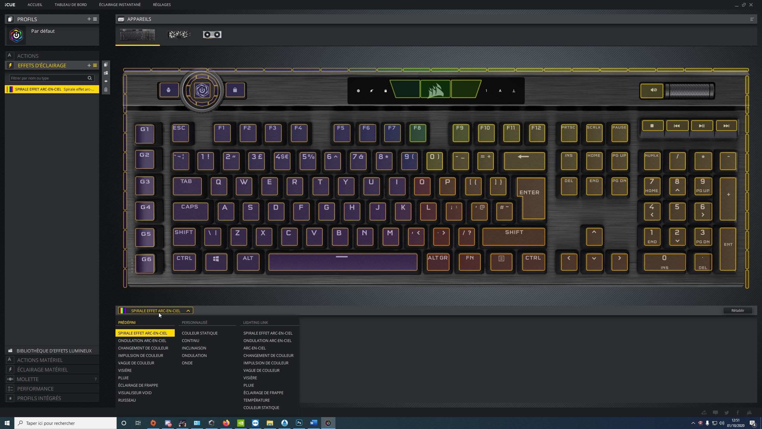 Test du Corsair K100 RGB : Le clavier parfait ?! 4 iCUE 6 1