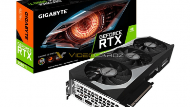 Screenshot 2020 11 07 GIGABYTE GeForce RTX 3060 Ti GAMING OC Pro pictured VideoCardz com