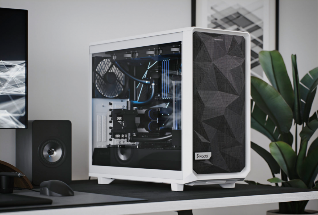 Fractal Meshify Fractal Meshify blanc côté