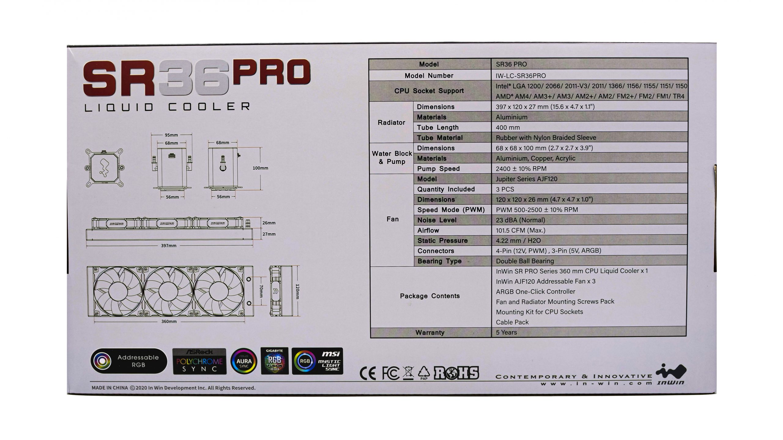 Test AIO InWin SR36 PRO : Une mise à niveau réussie ? 4 In win SR36 PRO 2 scaled