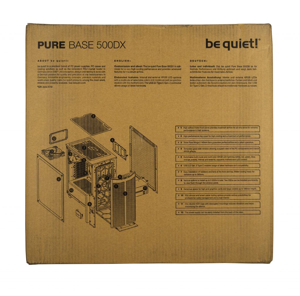 Test du be quiet! Pure Base 500DX 3 DSC08670