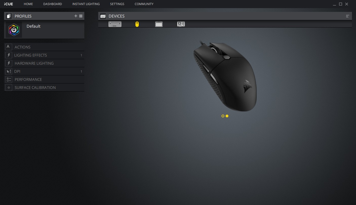 Test de la souris Corsair Katar Pro XT 4 Icue3