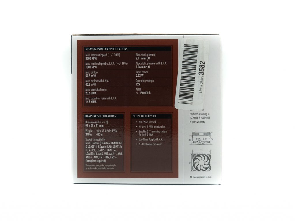 Test du Noctua NH-L9x65 : compacité et performance ? 5 Noctua NH L9x65 3