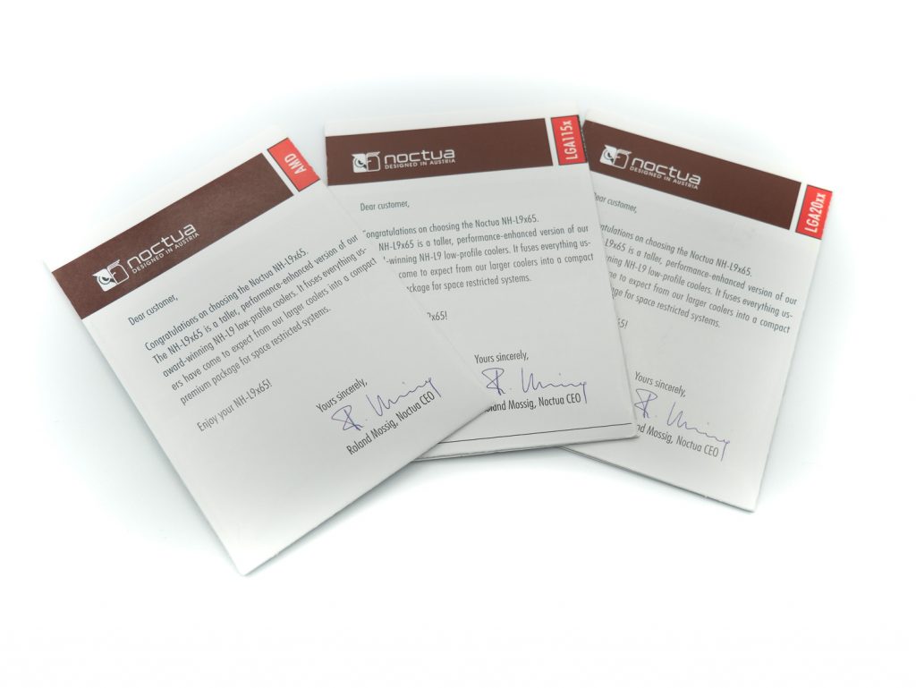 Test du Noctua NH-L9x65 : compacité et performance ? 10 Noctua NH L9x65 9