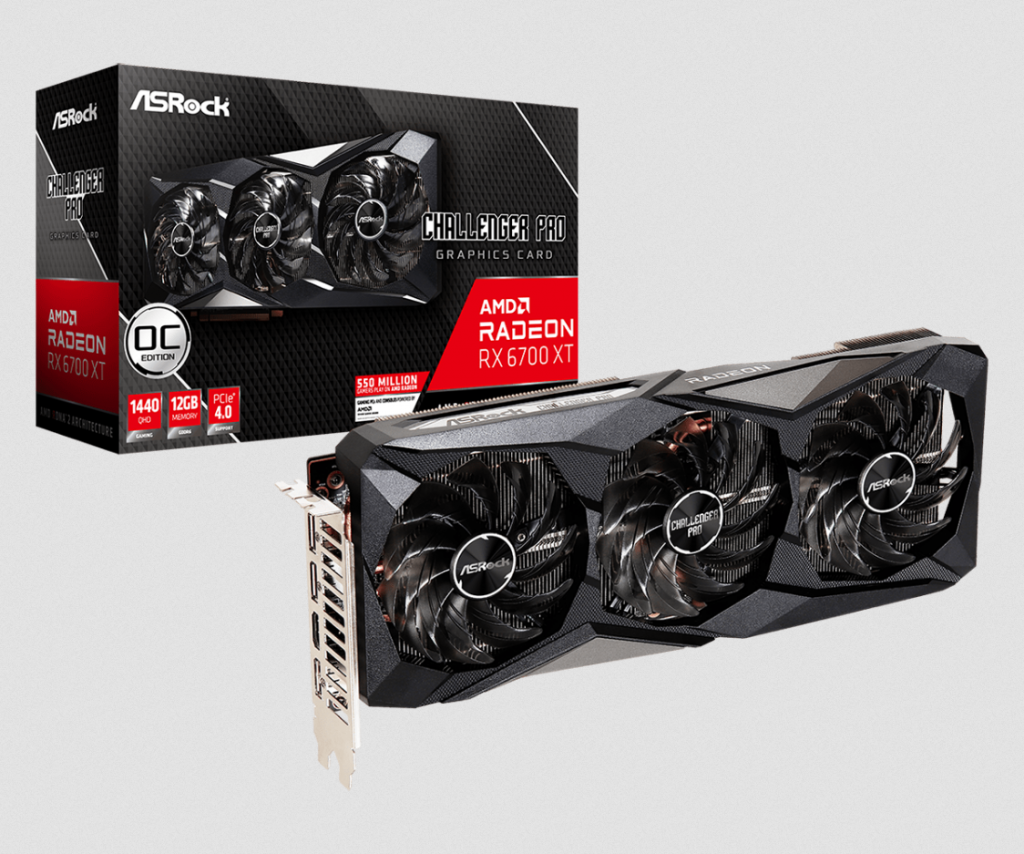 ASRock annonce ses Radeon RX 6700 XT 3 Screenshot 2021 03 11 Radeon RX 6700 XT Challenger Pro 12GB OCL1 png Image PNG 1200 × 1000 pixels Redimensionnee 93