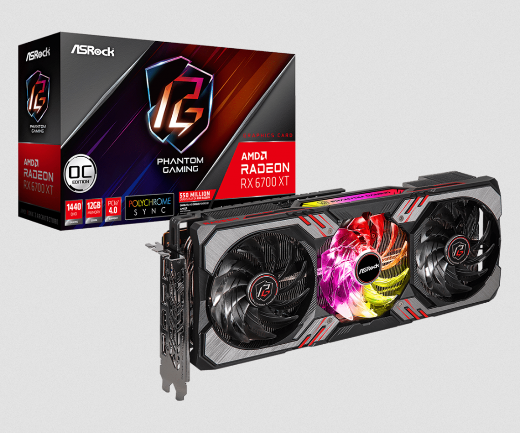 ASRock annonce ses Radeon RX 6700 XT 2 Screenshot 2021 03 11 Radeon RX 6700 XT Phantom Gaming D 12GB OCL1 png Image PNG 1200 × 1000 pixels Redimensionnee ... 1