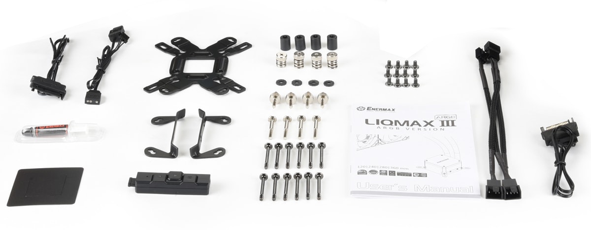 liqmax iii argb 360 blanc 5