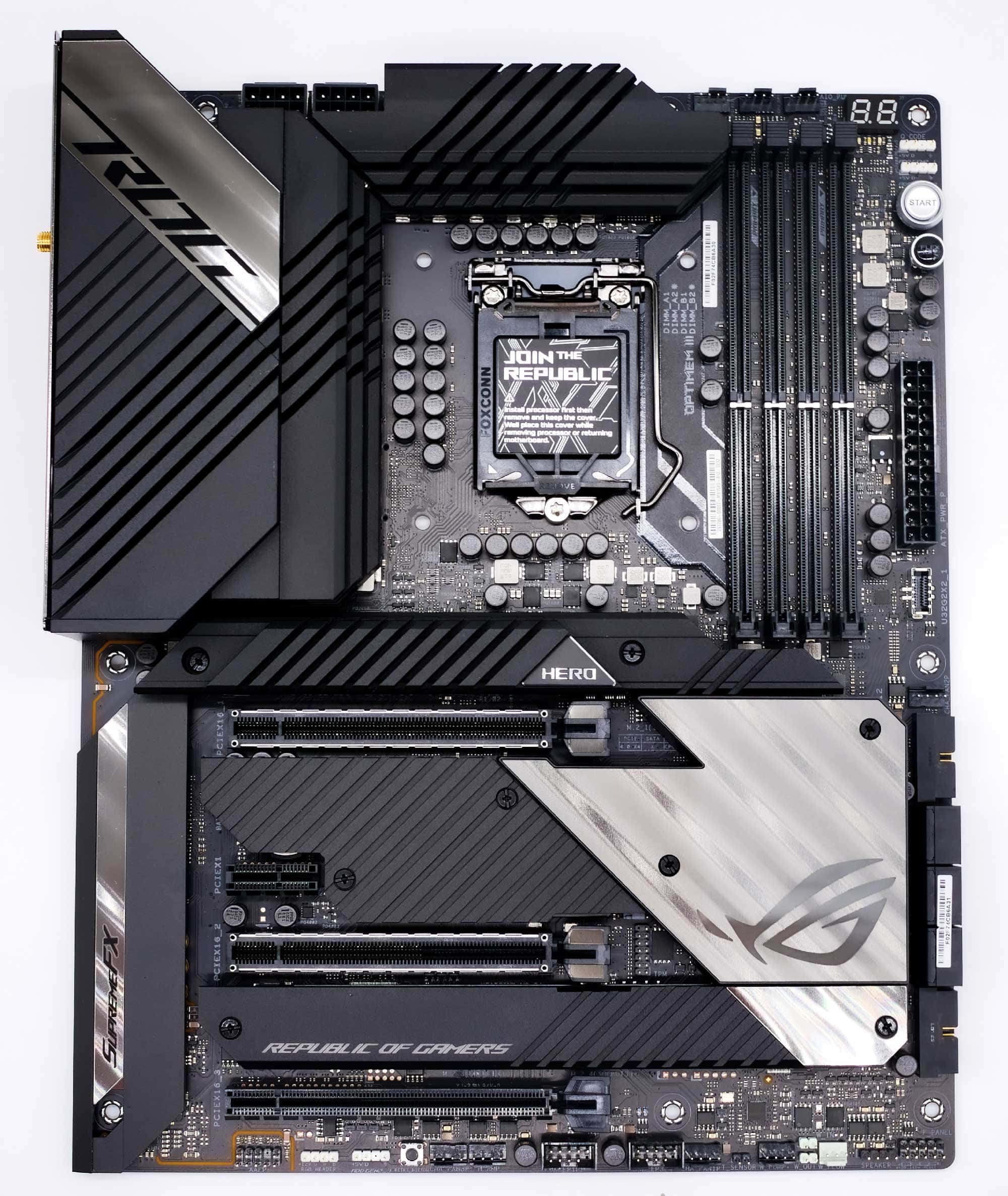 Intel Core i7 11700KF en test : Top ou flop ? 4 ROG MAXIMUS XIII HERO 1