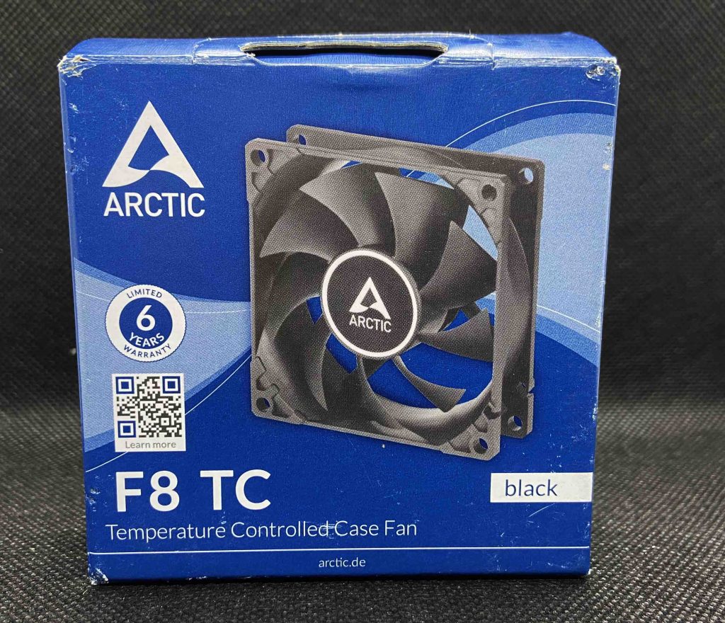 Preview : Ventilateurs Arctic Black série F 2 f8tc-boite-avant