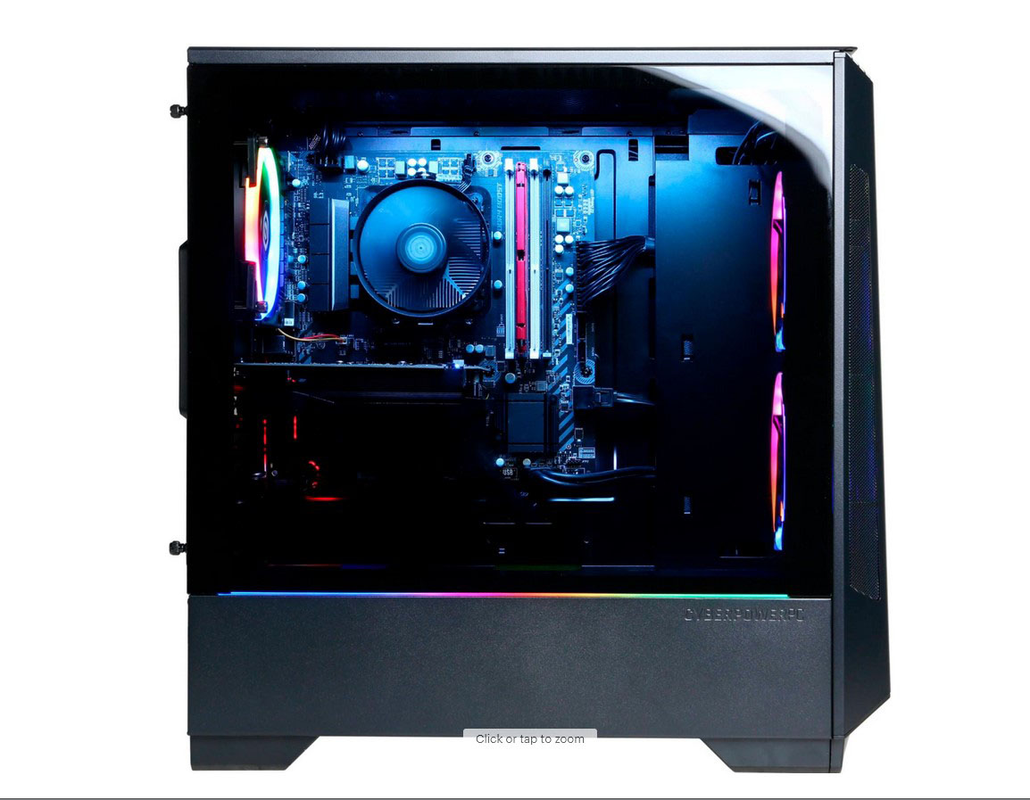CyberpowerPC propose un Intel i5-11400F et Intel Iris Xe dans un PC pour 750$ 2 CYBERPOWERPC-002