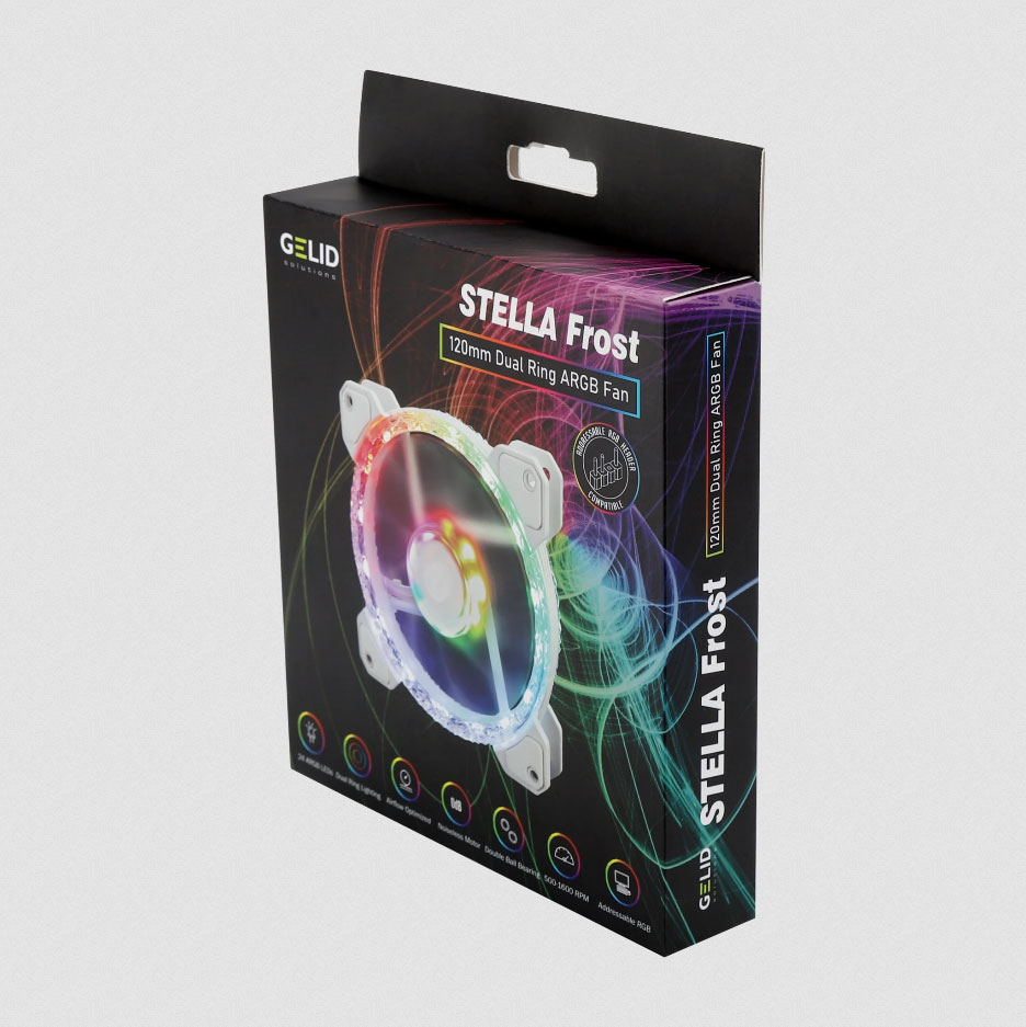 GELID annonce un ventilateur en 120 mm : le Stella Frost 3 GELID-STELLA-FROST-001