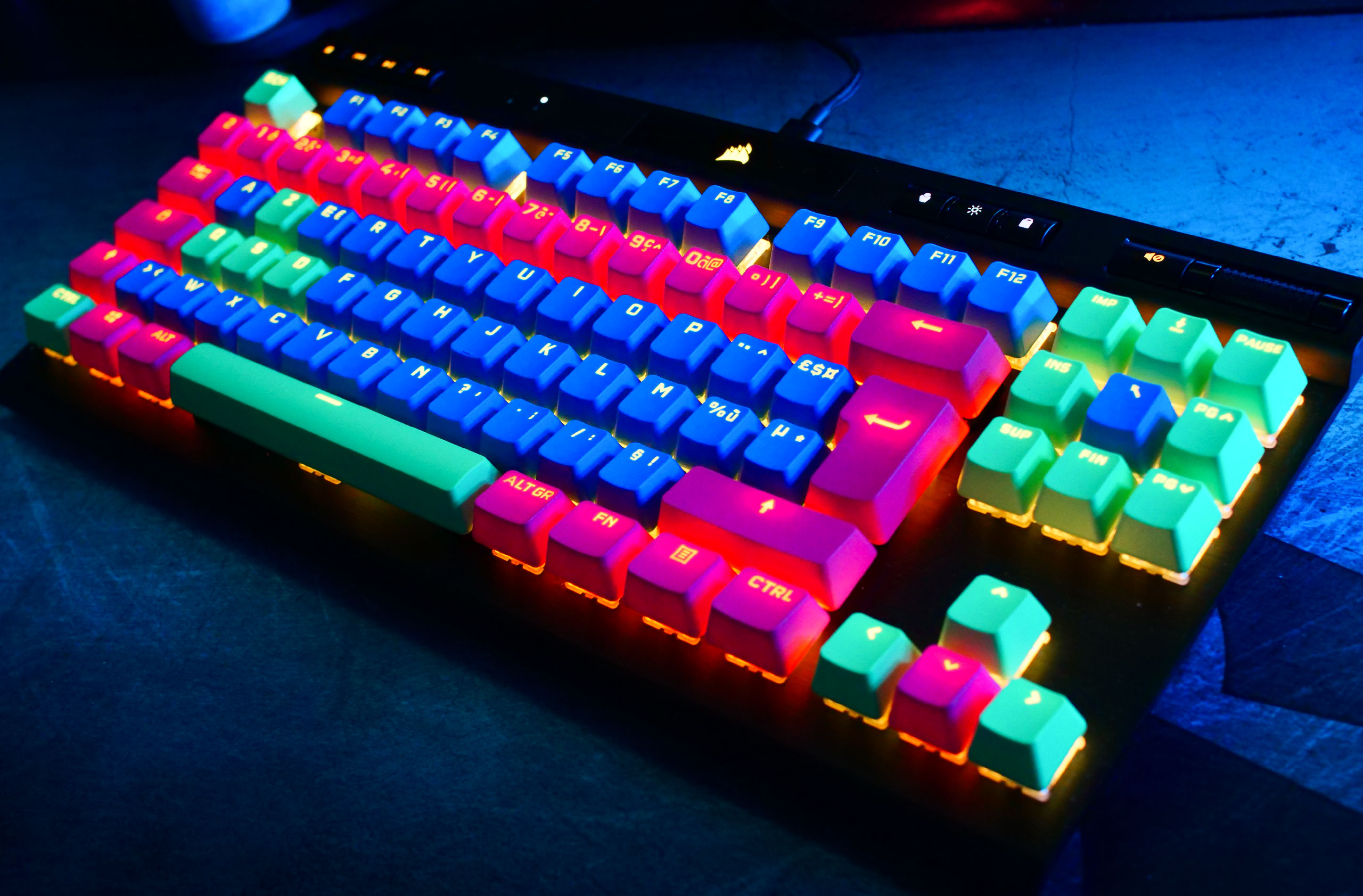 Kit de modification de touches PBT DOUBLE-SHOT PRO de CORSAIR 15 corsair pbt double shot 21
