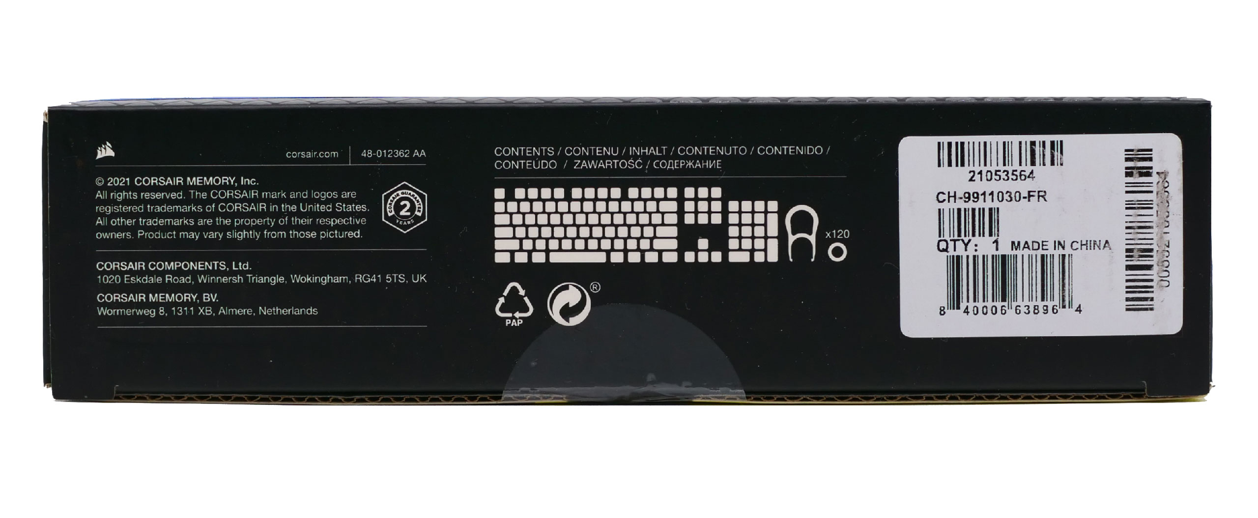 corsair pbt double shot 8