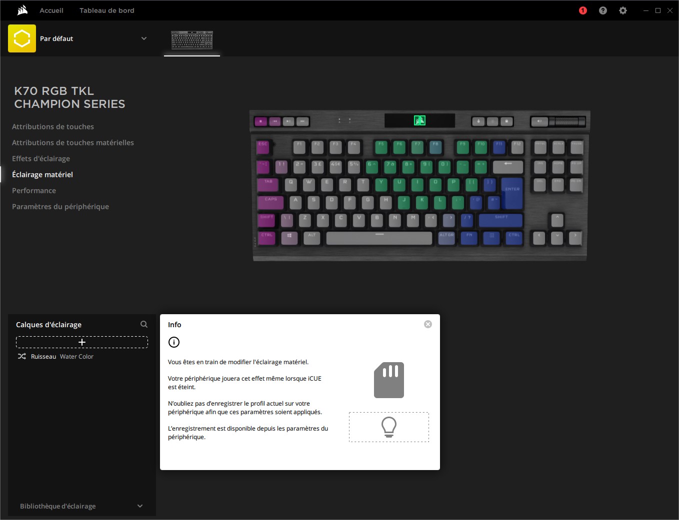 k70 rgb tkl icue 6
