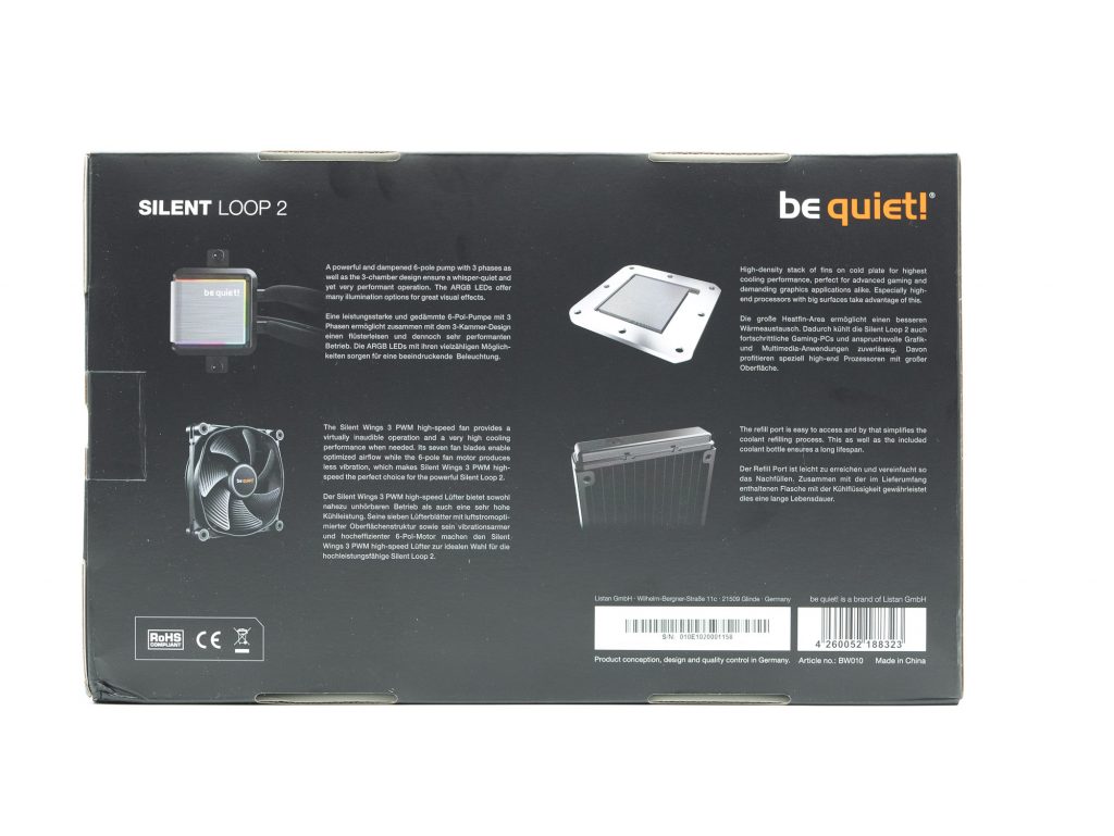 Test be quiet! Silent Loop 2 : silence et performance ? 4 Be Quiet Silent Loop 2 4