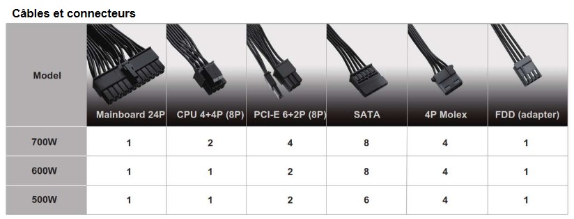 L'alimentation ENERMAX Cyberbron 600W se présente 7 ENERMAX Cyberbron 600W 028