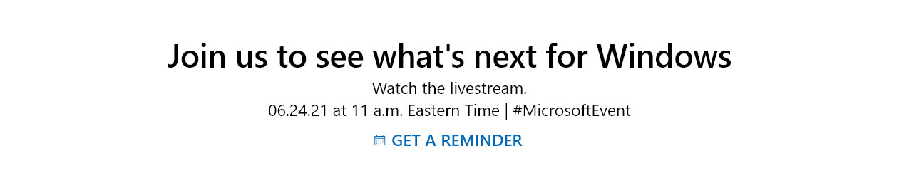 Windows 11 annoncé le 24 juin ? 3 Microsoft-Windows-Event-002