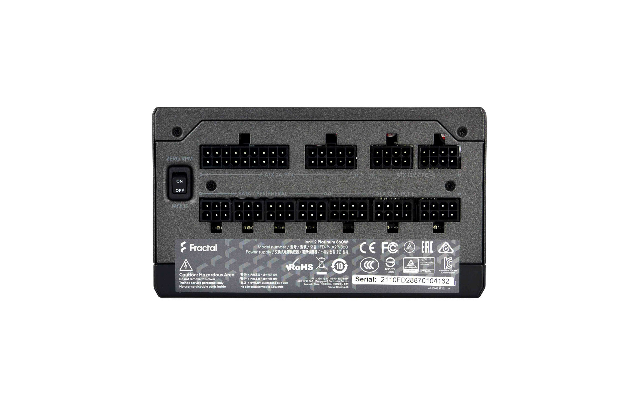 Test du Fractal Torrent : le renouveau ? 16 Fractal ion 2 platinium 860W 015