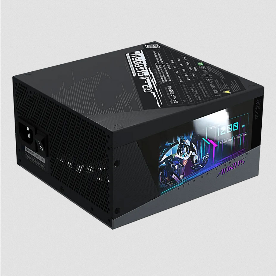 Gigabyte AORUS P1200W : une grosse alimentation avec écran 5 Gigabyte p1200w 005