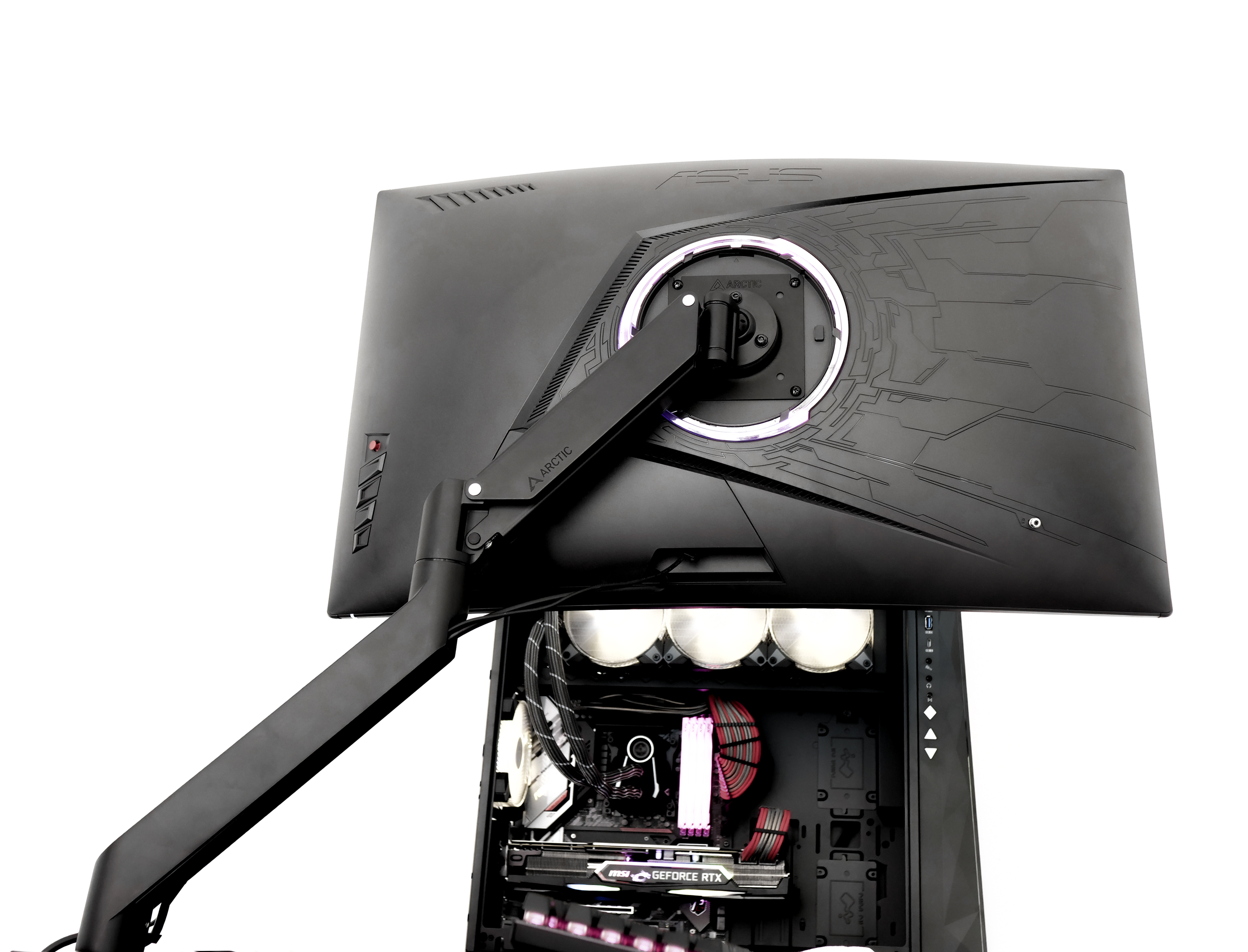 Test du support de moniteur Arctic X1-3D 9 support ecran arctic x1 3d 36