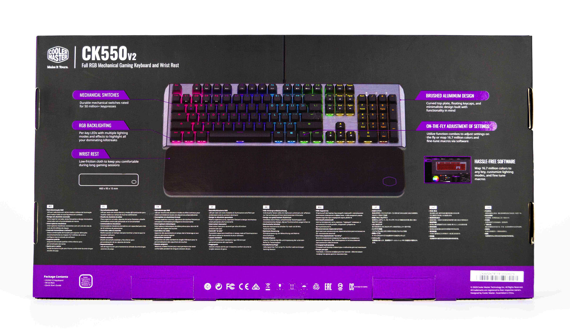 Test du clavier Cooler Master CK550 V2 3 Cooler Master CK550 V2 002