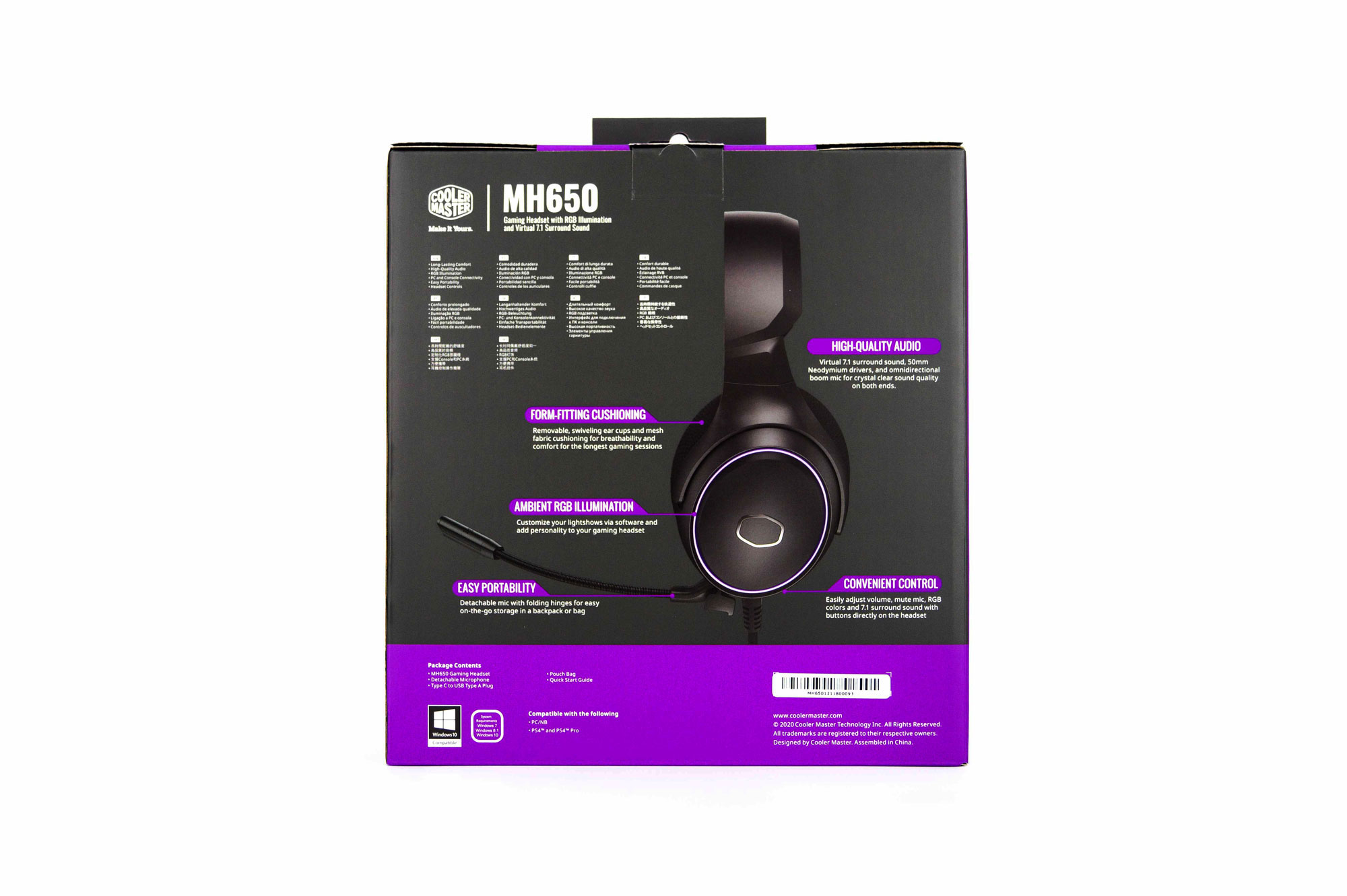 Test du casque Cooler Master MH650 : à l'aise sur tous les fronts 3 Cooler Master MH650 002