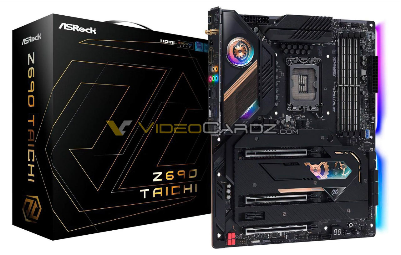Cartes mères ASRock Z690 Taichi, Extreme, Steel Legend et Phantom Gaming : les premières images 2 ASRock z690 001